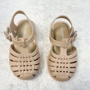 Mini Melissa Possession Sandals in Beige